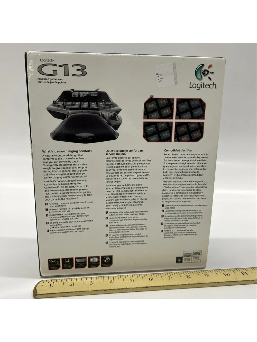Logitech G13 Advanced Gameboard - NEW SEALED - Rare NOS - Windows SideShow